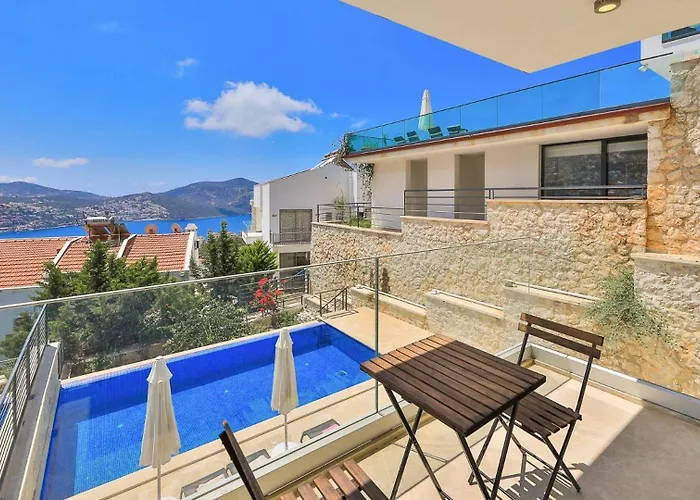 公寓 Kalkan Apartment Wit Private Pool 卡尔坎