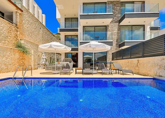 公寓 Kalkan Apartment Wit Private Pool *