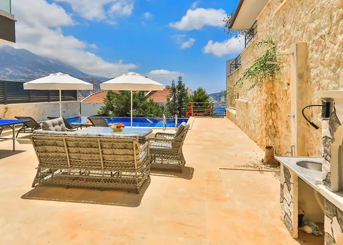 Kalkan Apartment Wit Private Pool 公寓 *